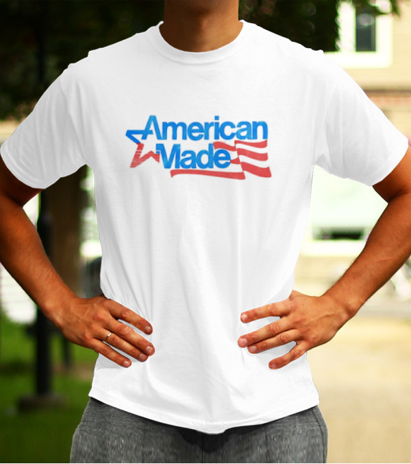 American Made USA Flag Patriotic Star And Stripes T-Shirt