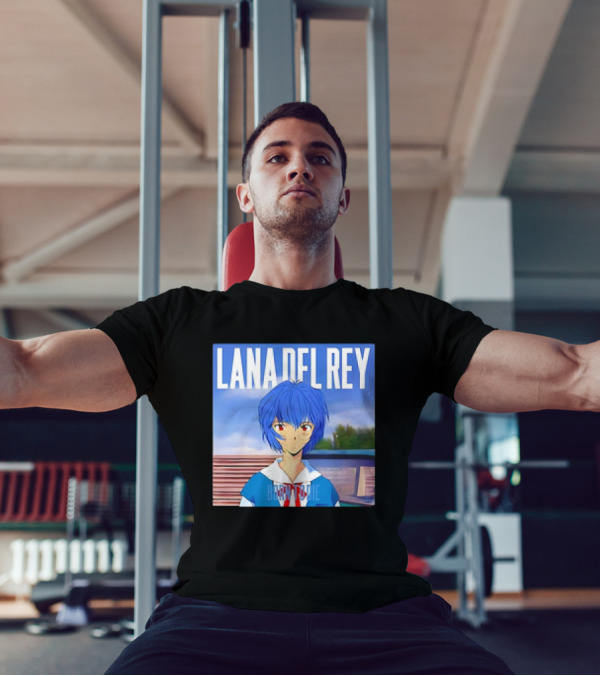 Lana Del Rey Born To Die Anime Rei Ayanami Blue Hair T-Shirt