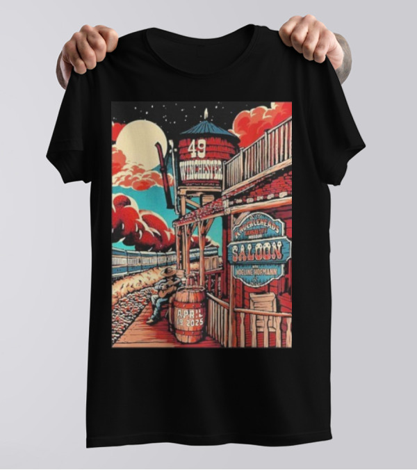 49 Winchester Knuckleheads Saloon Kansas City April 19 2025 Event With Noelene Hofmann T-Shirt