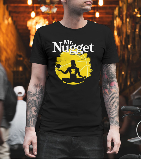 Mr. Nugget Aaron Gordon No. 32 Denver Nuggets T-Shirt