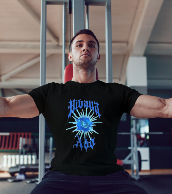 Hibana Ado World Tour 2025 Blue Flower Rose Burst T-Shirt