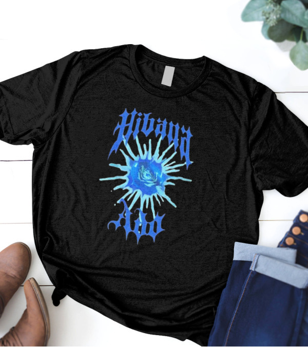Hibana Ado World Tour 2025 Blue Flower Rose Burst T-Shirt