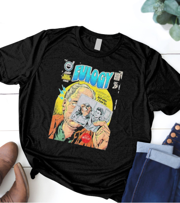All New Black Mirror Comics Eulogy Smartphones Clouds By Butcher Billy Netflix T-Shirt