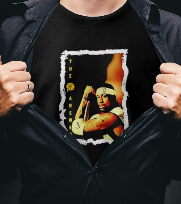 Allen Iverson The Answer Basketball Icon Inspiration T-Shirt