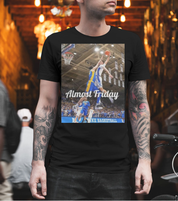Almost Friday Duke Basketball Action T-Shirt