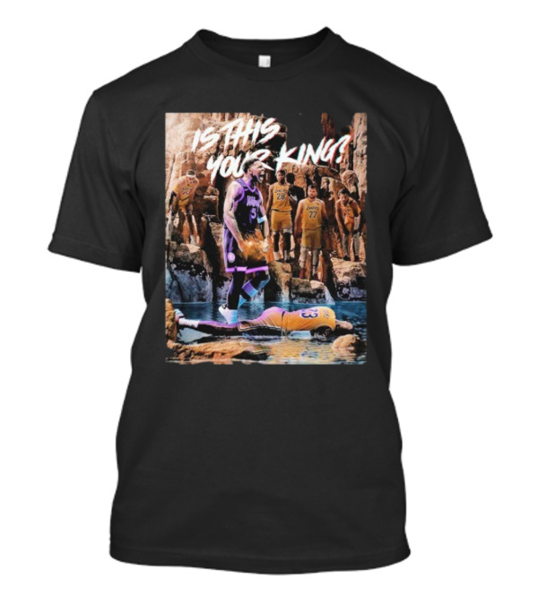 Anthony Edwards Is This Your King Minnesota Timberwolves Eliminate Los Angeles Lakers NBA 2025 T-Shirt