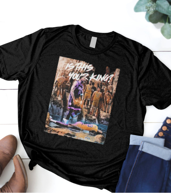 Anthony Edwards Is This Your King Minnesota Timberwolves Eliminate Los Angeles Lakers NBA 2025 T-Shirt