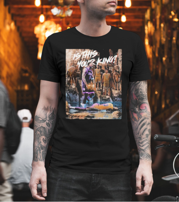 Anthony Edwards Is This Your King Minnesota Timberwolves Eliminate Los Angeles Lakers NBA 2025 T-Shirt
