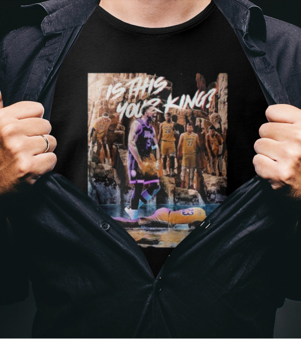 Anthony Edwards Is This Your King Minnesota Timberwolves Eliminate Los Angeles Lakers NBA 2025 T-Shirt
