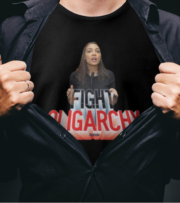 FIGHT OLIGARCHY Bernie T-Shirt