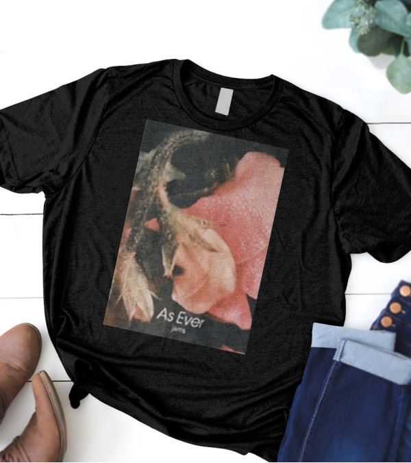 As Ever Jams 02 Floral Pink Rose Petals T-Shirt