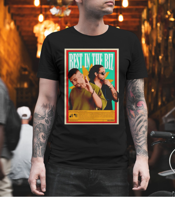 BEST IN THE BIZ SEEDHE MAUT TISM GLYPH T-Shirt