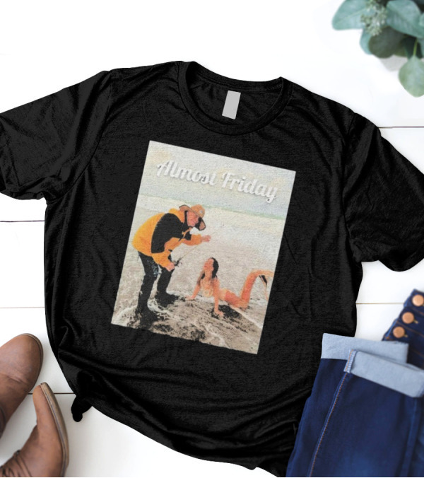 Bill Belichick Fishing With Mermaid Almost Friday T-Shirt