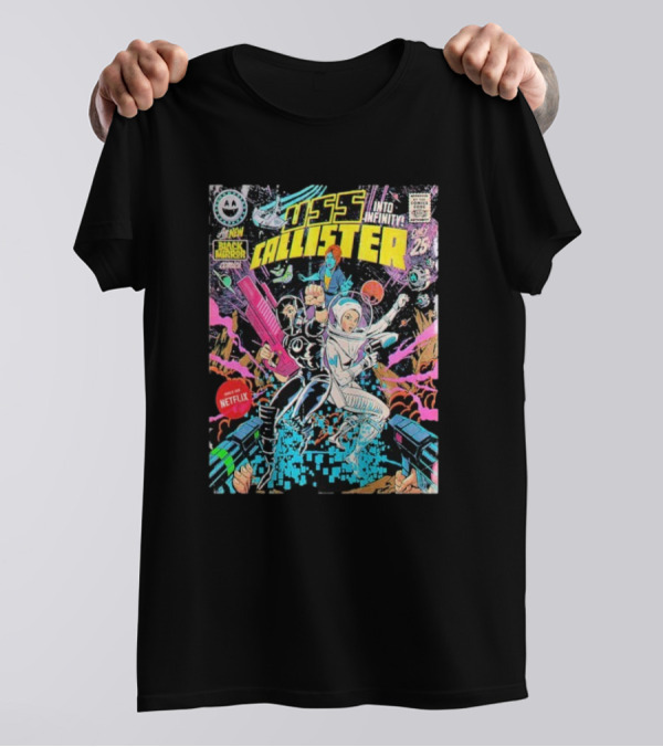 Black Mirror Comics USS Callister Into Infinity Issue 25 Netflix Official 2025 T-Shirt