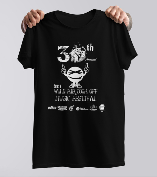 Erie’s Wild Rib Cook Off And Music Festival 30th Annual Celebration Featuring Sponsors B3K, Sherwin-Williams, National Fuel, St Vincent, Jet 24 Fox 66 T-Shirt