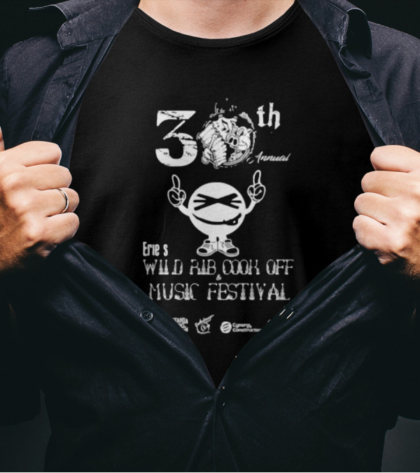 Erie’s Wild Rib Cook Off And Music Festival 30th Annual Celebration Featuring Sponsors B3K, Sherwin-Williams, National Fuel, St Vincent, Jet 24 Fox 66 T-Shirt
