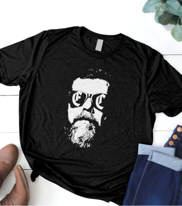 Erik Cohen Live Aus Der Vergangenheit II Abstract White Face With Sunglasses T-Shirt