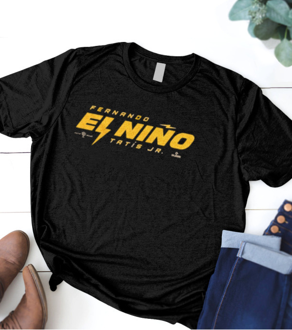 Fernando El Niño Tatis Jr Thunderbolt Icon T-Shirt