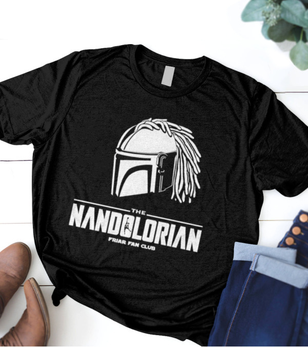 The Mandolorian Friar Fan Club Braids Helmet T-Shirt