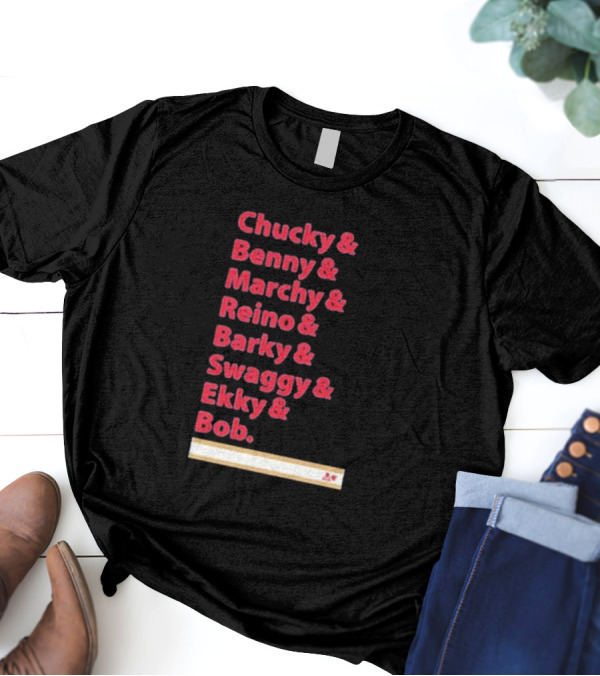 Florida Panthers Chucky Benny Marchy Reino Barky Swaggy Ekky Bob Names T-Shirt