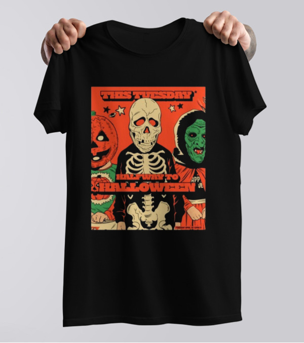 This Tuesday Halfway To Halloween April 29 2025 Tour Fright-Rags Inc Bundle T-Shirt
