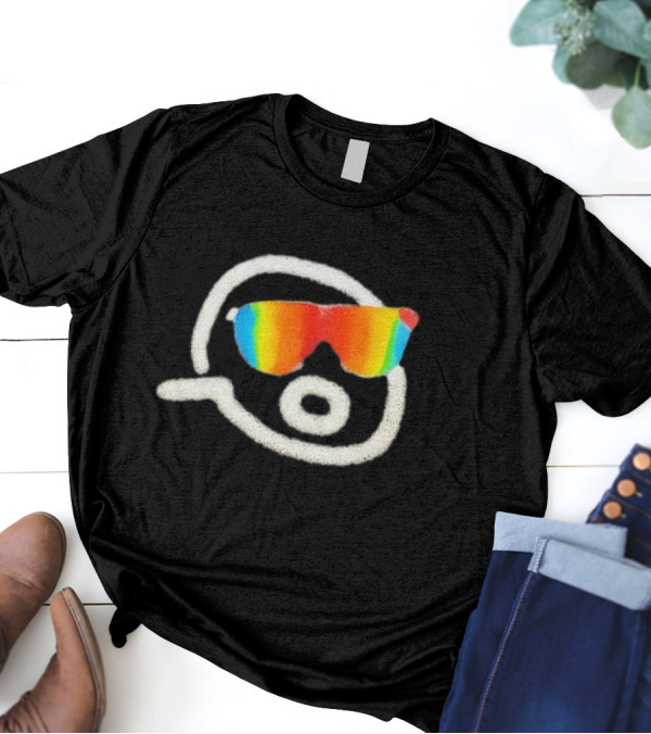 Gorklon Rust Elon Musk Rainbow Sunglasses T-Shirt