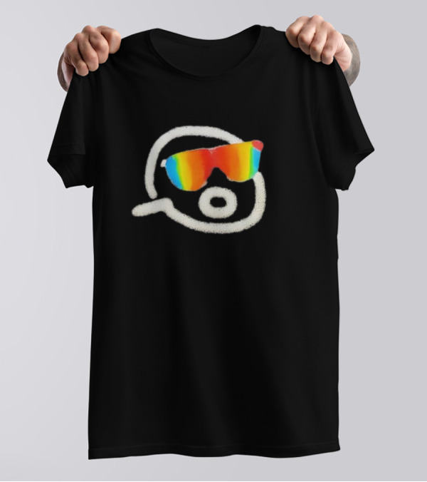 Gorklon Rust Elon Musk Rainbow Sunglasses T-Shirt