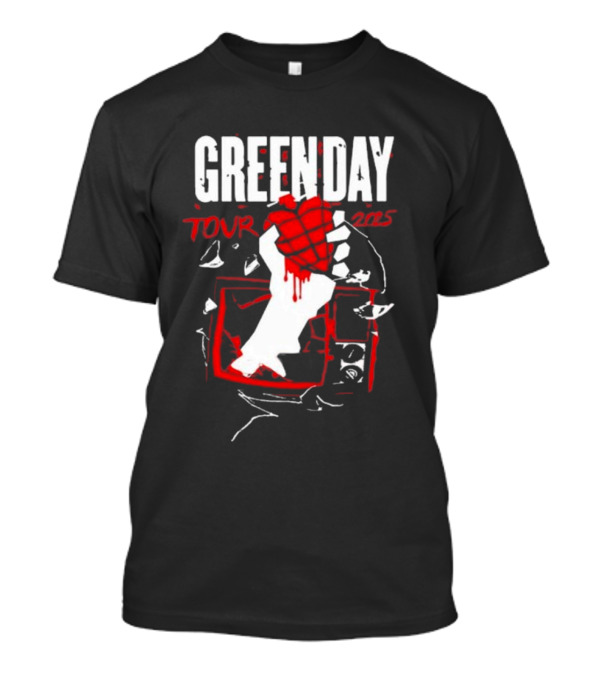 GREEN DAY TOUR 2025 HAND GRENADE IMAGE T-Shirt