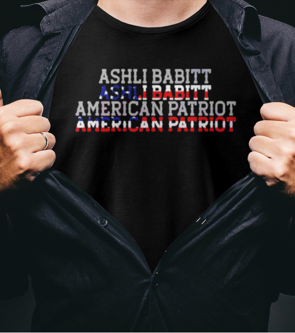 American Patriot Ashli Babbitt Stars And Stripes T-Shirt