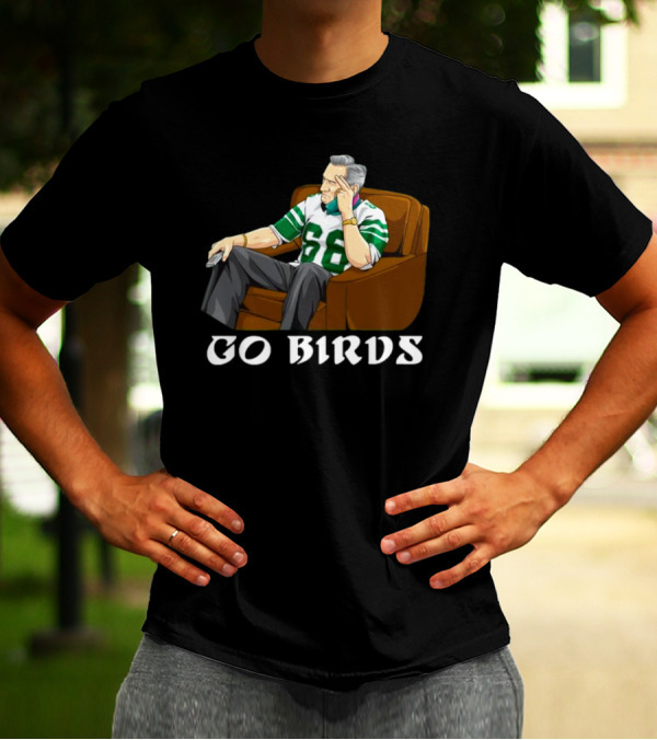 Andy Reid 66 Go Birds Football Fan Apparel T-Shirt