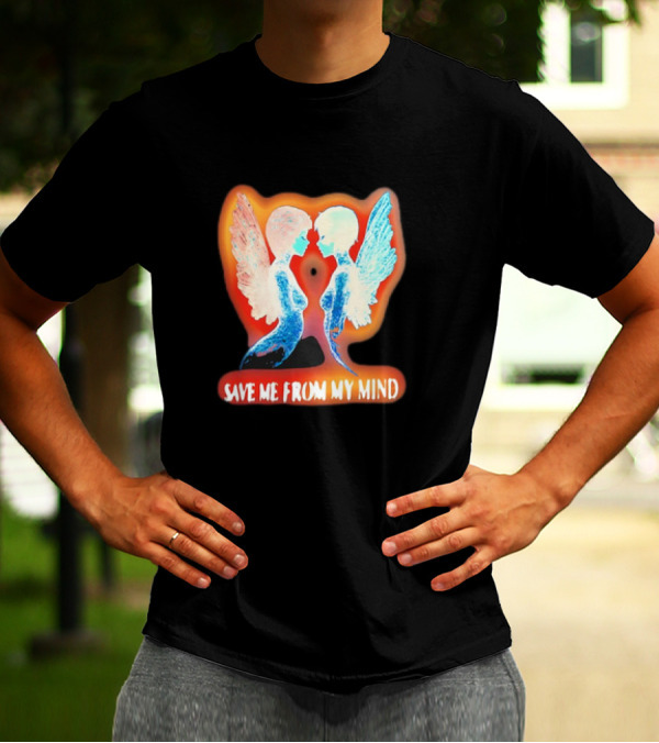 Angel Save Me From My Mind Wings Reflection T-Shirt