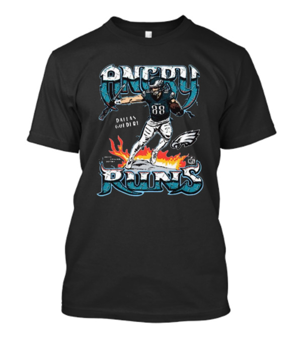 Angry Runs Philadelphia Eagles NFL Dallas Goedert 2024 T-Shirt