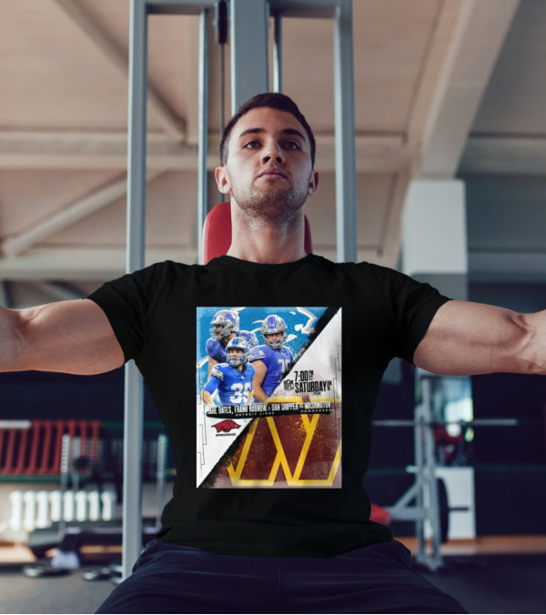 Jake Bates Frank Ragnow Dan Skipper Detroit Lions Vs Washington Commanders January 18 7:00 PM FOX Prohogs T-Shirt