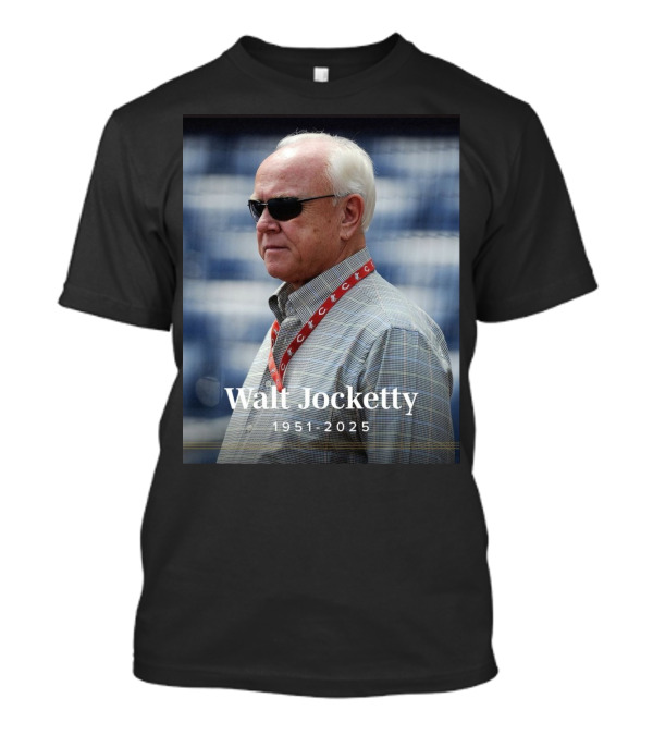 Walt Jocketty Cincinnati Reds Memoriam 1951-2025 T-Shirt