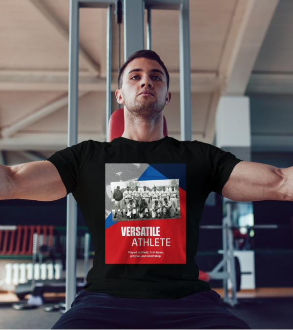Atlanta ABCs Team Versatile Athlete Played Outfield First Base Pitcher Shortstop T-Shirt