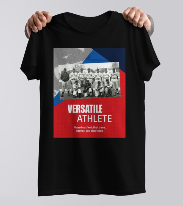 Atlanta ABCs Team Versatile Athlete Played Outfield First Base Pitcher Shortstop T-Shirt