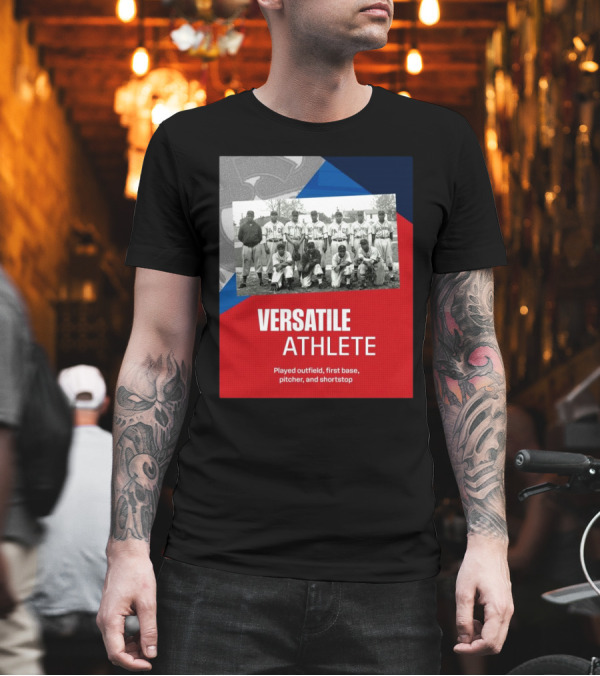 Atlanta ABCs Team Versatile Athlete Played Outfield First Base Pitcher Shortstop T-Shirt