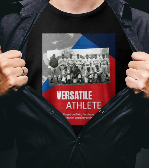 Atlanta ABCs Team Versatile Athlete Played Outfield First Base Pitcher Shortstop T-Shirt