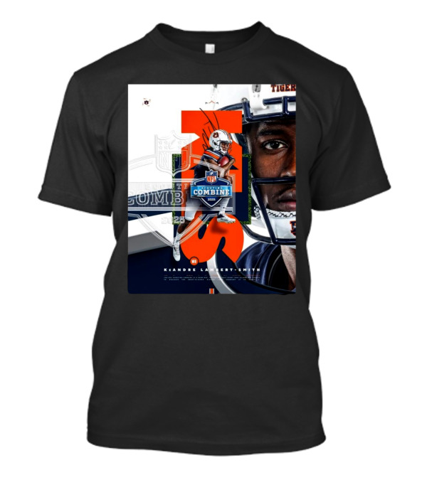 Auburn Tigers KeAndre Lambert-Smith NFL Scouting Combine 2025 T-Shirt