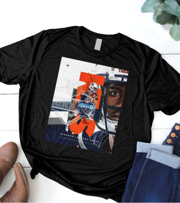 Auburn Tigers KeAndre Lambert-Smith NFL Scouting Combine 2025 T-Shirt