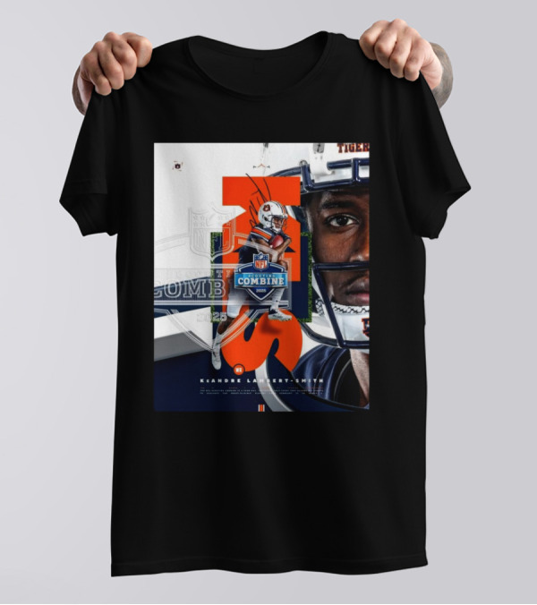 Auburn Tigers KeAndre Lambert-Smith NFL Scouting Combine 2025 T-Shirt