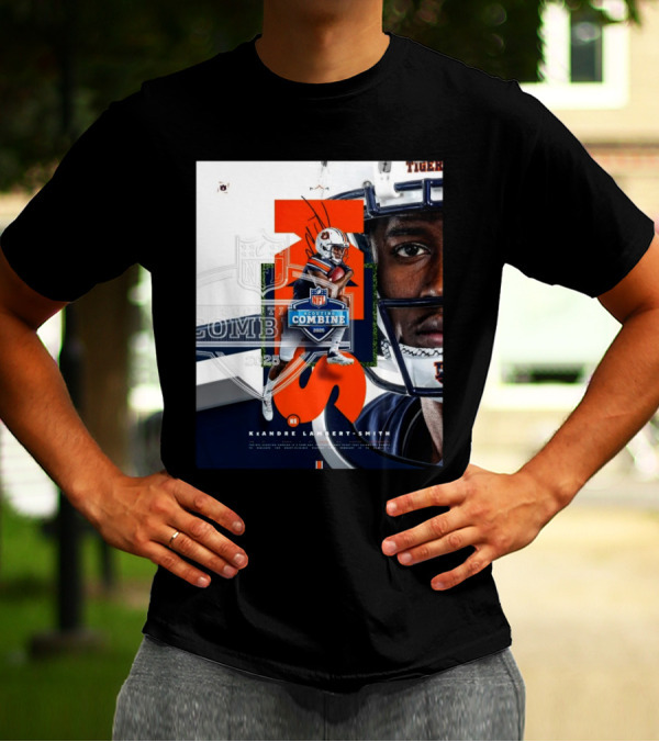 Auburn Tigers KeAndre Lambert-Smith NFL Scouting Combine 2025 T-Shirt