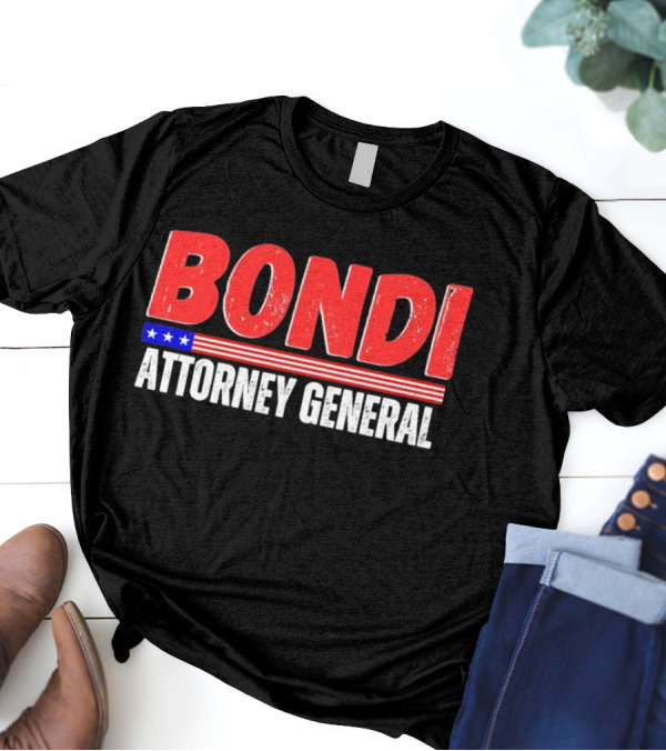Bondi Attorney General Vintage Stars And Stripes T-Shirt