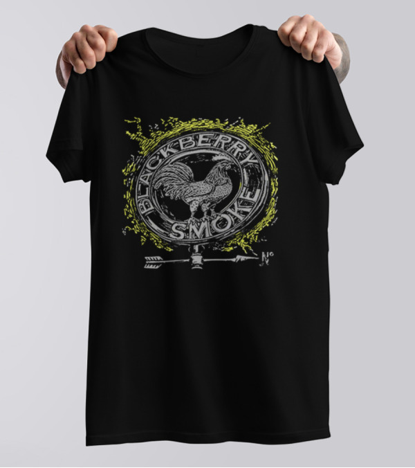 Blackberry Smoke Weathervane Rooster Arrow Compass New T-Shirt