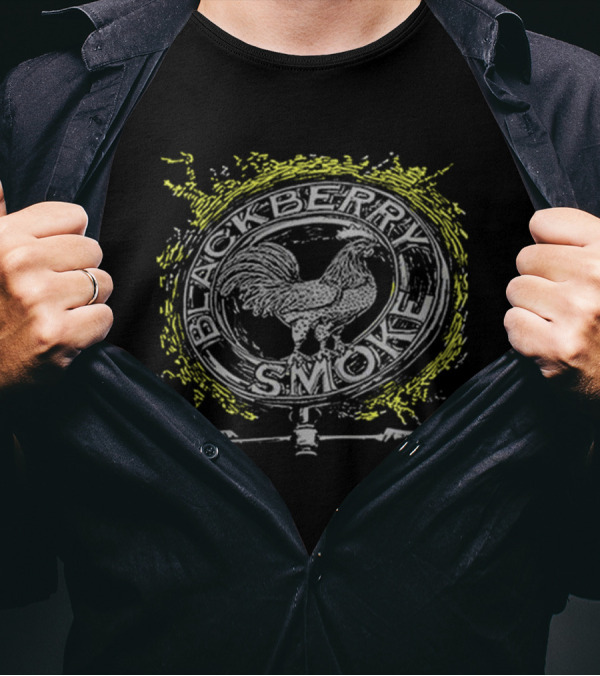 Blackberry Smoke Weathervane Rooster Arrow Compass New T-Shirt