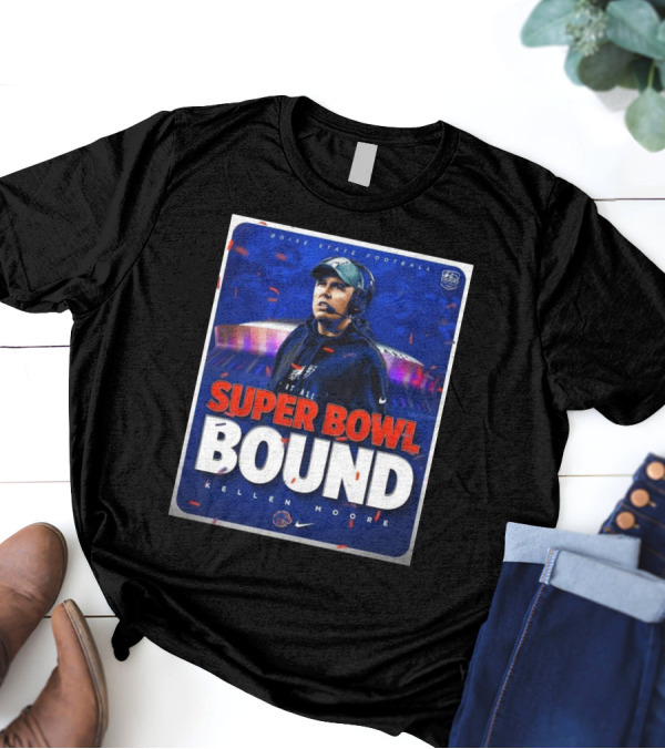 Boise State Football Super Bowl Bound Kellen Moore T-Shirt