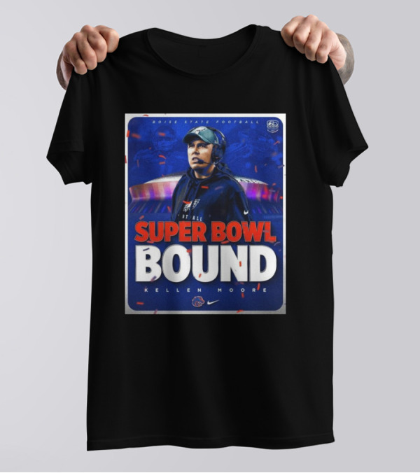 Boise State Football Super Bowl Bound Kellen Moore T-Shirt