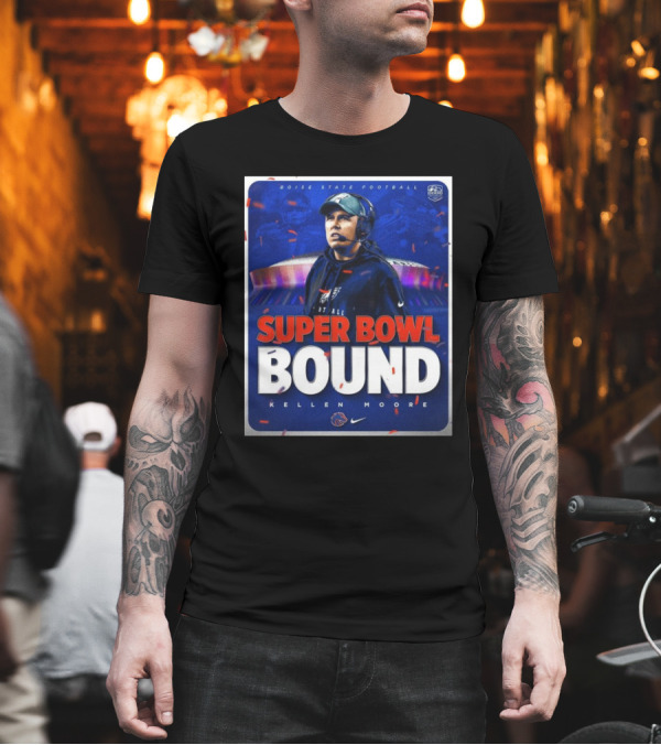 Boise State Football Super Bowl Bound Kellen Moore T-Shirt
