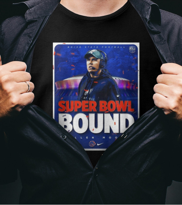 Boise State Football Super Bowl Bound Kellen Moore T-Shirt
