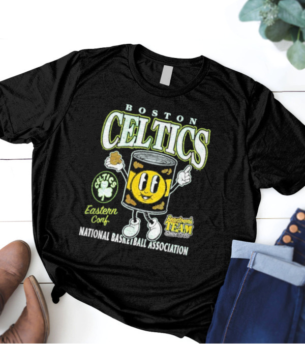 Boston Celtics Eastern Conf National Basketball Association BeanTown Team T-Shirt